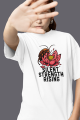 SILENT STRENGTH Oversized WiT-Tee – Cockroach Revolution Collection