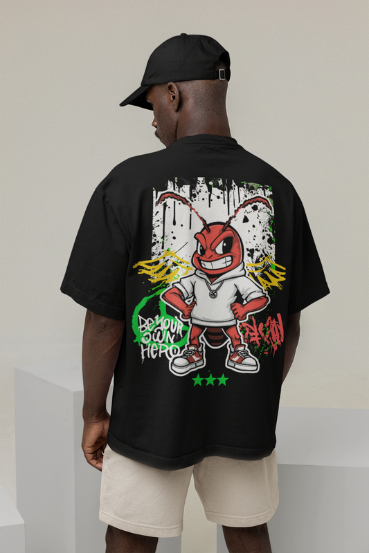 HEROACH Oversized T-Shirt – Cockroach Revolution Collection